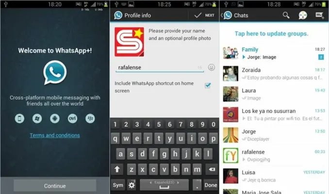 Whatsapp Blue Guide android App screenshot 0